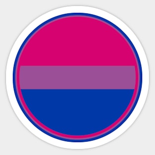 Bi Pride Circle Sticker